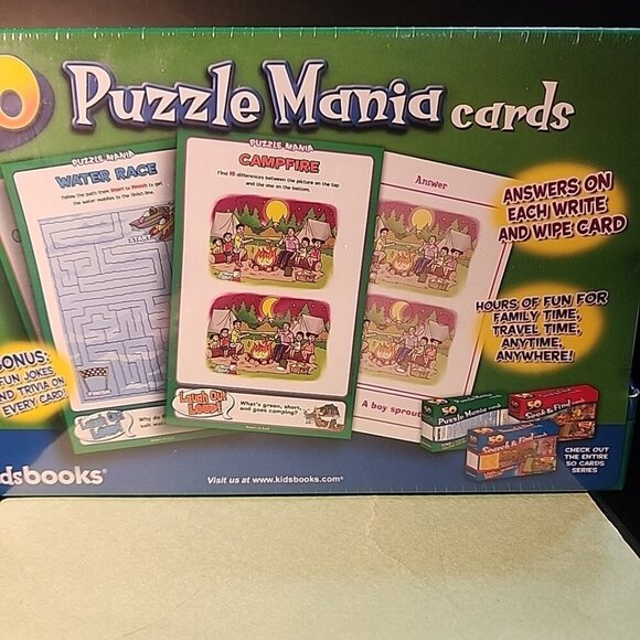 50 Puzzle Mania Cards by Kidsbooks New Unopened - Picture 6 of 8